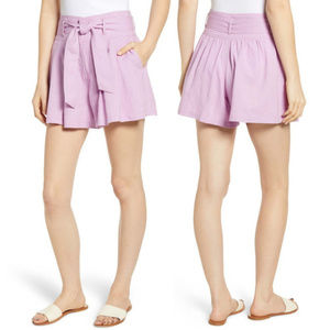 BP Plus Size High Waisted Tie Shorts (4X)